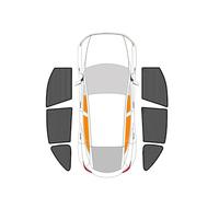 Parasol de Coche para Chevrolet para Tahoe 4 Dr SUV 2007 2008 2009 2010 2011 2012 2013 2014 Parasol Ventana Coche Cortina Malla Marco Parabrisas Delantero(Car Window -6Pcs)