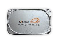 Parasol de Coche, para Smart 451 453 Fortwo Forfour, Cubierta de Aislamiento Térmico de Protección Solar para Parabrisas Delantero, Parasol para Techo Solar, Accesorios Decoración