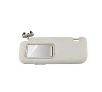 Parasol de coche para Toyota para Auris para Corolla 2007 2008 2009 2010 2011 2012 2013 parasol interior del coche con espejo parasol izquierdo derecho polarizado (beige izquierdo)