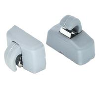 Parasol de Coche para VW para Transporter T4 T5 T5.1 T6 3B0857563 2 Piezas Clip para Visera Interior Visera Gancho Clip Soporte Parasol para Parabrisas(Grey)