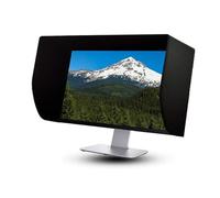 Parasol de cuero for monitor, parasol ajustable de 19 a 32 pulgadas, barrera de luz de pantalla multifunción, visera solar con pantalla de cobertura en todos los lados, adecuada for monitor universal(