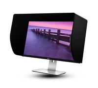 Parasol de Cuero para Monitor, Visera Ajustable antideslumbrante para monitores de 21 a 32 Pulgadas, Cobertura Desmontable en Todos los Lados(27E/28in (Ultra-Narrow Bezel))