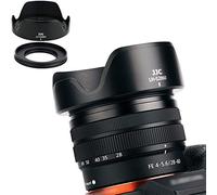 Parasol de lente con adaptador de filtro de 40,5 mm para Sony FE 28-60 mm | Protector de pantalla reversible para SEL2860 en A7CII ZV-E1 A7C A7III y E PZ 16-50mm F3.5-5.6 II en ZV-E10 A6000 A6100 A6300
