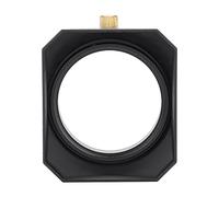 Parasol de Lente DV, Parasol Cuadrado de Plástico Negro de 49mm para Videocámara DV, Filtro de Lente de Cámara de Vídeo Digital o Rosca de Barril