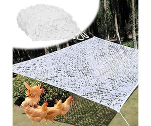 Parasol de malla militar - Toldo exterior de 3 x 7 m para caza, decoración de jardín, telón de fondo de fotos, protección UV para terrazas, patios y eventos