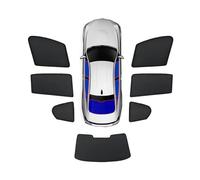 Parasol de Malla para Coche para Mercedes Benz GLK X204 2008-2015,protección Solar y UV,Accesorios para Coche,Black-Black-7pcs