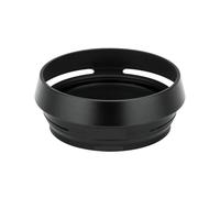 Parasol de Metal con Anillo Adaptador de Filtro de 49 mm for for Fujifilm X100VI X100V X100F X100T X100S X100 X70 for Fujifi LH-X100(Black)