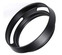 Parasol de metal de 40,5 mm ventilado, con ventilación de metal, 40,5 mm, compatible con Canon Fujifilm Leica Nikon Olympus Panasonic Samsung Pentax Sigma Tamron Tokina Sony objetivo