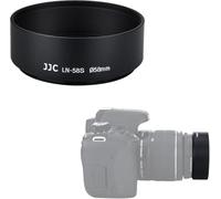 Parasol de Metal para cámara Canon EF EF-S de 100-300 mm, 75-300 mm, 70-300 mm, 28-80 mm, 50 mm, 65 mm, Lente en cámara réflex Digital 7D 5D Mark IV 80D 90D y Otras Lentes de Rosca de 58 mm