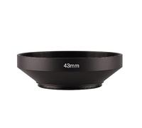 Parasol de objetivo de metal gran angular de 39 mm, 40,5 mm, 43 mm, 46 mm, 49 mm, 52 mm, 55 mm, 58 mm, 62 mm, 72 mm, 77 mm, 82 mm, capucha para protector de protección