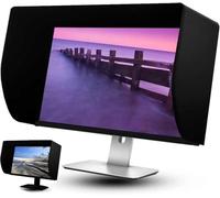 Parasol de piel para monitor, visera antirreflejos para monitores de 31 a 32 pulgadas, cobertura en todos los lados para protección de luz parásita y antimiradas