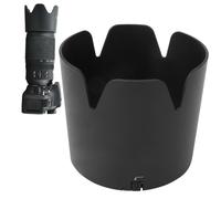 Parasol de plástico negro HB-65 compatible con objetivos Nikon AF S Nikkor 80-400mm f 4.5-5.6