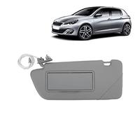 Parasol de Repuesto para el Lado Izquierdo del Conductor, Visera a Prueba de Sol para el Interior del Coche con Espejo Abatible, Compatible con Peugeot 2008 3008 301 308(S) 408