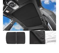 Parasol de Techo de Cristal para Smart #3 Smart 3 2023 2024 2025, Techo Parasol Protector Solar Protección Solar UV Sombrillas de Techo de Vidrio,Black-Mesh