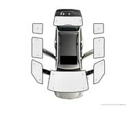 Parasol Delantero Coche para Skoda para Yeti 5L 2009-2017 Protector Solar Parasoles Parabrisas Visera Anti-UV Persianas Solares Cubierta Interior Piezas Automóvil(All Sunshades)