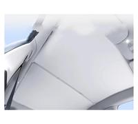 Parasol Delantero Coche Parasoles De Techo para Tesla para Modelo 3 /Y para Highland Upgrade Hebilla Tela Hielo Parasol Cristal Tragaluz Delantero Y Trasero(A)