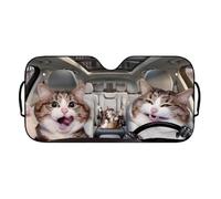 Parasol Delantero del Parabrisas, Sombra del Parabrisas,Parabrisas Plegable Solar - Bloques de Sombra de Parabrisas Delanteros portátiles UV e Infrarrojos para apuestas Calientes