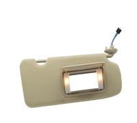 Parasol delantero izquierdo/derecho for coche con luz, compatible con Honda Pilot (2016-2022) y Ridgeline (2017-2021), 83280-TG7-A12ZB 83230-TLA-A12ZA(Beige Left)