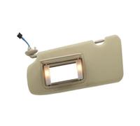 Parasol delantero izquierdo/derecho for coche con luz, compatible con Honda Pilot (2016-2022) y Ridgeline (2017-2021), 83280-TG7-A12ZB 83230-TLA-A12ZA(Beige Right)