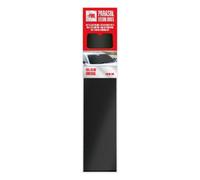 +PWR Car Parts Parasol de Aluminio Delantero Negro Mate Talla M 130 x 70 cm con Ventosas. Protege el Interior del Coche de los Rayos del Sol. Instalación Fácil y Rápida.