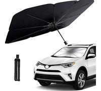 Parasol delantero para Coche, Sombrilla despegable, Parabrisas abatible 130x75CM, Pasasol interior