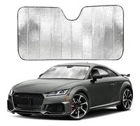 Parasol Delantero para Parabrisas - Acordeón Negro Plegable Auto Shade-Standard