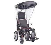 Parasol eléctrico universal para silla de ruedas, parasol y cubierta de lluvia para la mayoría de sillas de ruedas, protección resistente a los rayos UV