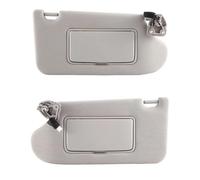 Parasol for coche 96400-9DE0A 96401-9DE0A con espejo interior, compatible con Nissan Maxima 2016-2021, color beige, accesorios