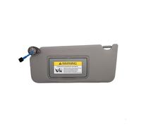 Parasol for lado del conductor y del pasajero, color beige y gris, compatible con Honda Accord 2013, 2014, 2015, 2016 y 2017.(Gray Left)