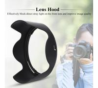 Parasol HB-39 compatible con Nikon AF S DX16-85mm f3.5-5.6G ED VR con tapa para objetivo.