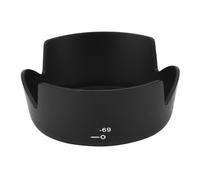 Parasol HB-69 compatible con Nikon AF S DX 18-55mm f 3.5-5.6G VR II con tapa para objetivo.