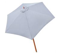 Parasol hexagonal 300 cm color antracita mástil madera aktive garden