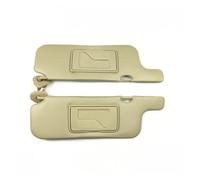 Parasol Interior Delantero Beige con Espejo De Maquillaje para Corolla 2012 2011 2010 2009 2008 2007 2006 2005 2004 2003 Viseras Parasol Visera Interior(A Pair)