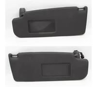 Parasol Interior Negro con Espejo para Golf 6 para MK6 para GTI para Passat CC 2009-2017 Extensor de Visera Solar(Black a Pair)