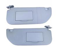 Parasol Interior para Coche Visera Maquillaje Cubierta Espejo Cosmético 98038432DS 98038433DS para Citroen C3 para C-Elysee 2014-2017(Titanium Left and Right)