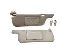 Parasol Interior para Toyota para Corolla 2003-2012 Espejo Maquillaje Tablero Protección Solar Frontal Interior Parabrisas Parasol 7432002720 Coche Viseras Parasol(Beige)