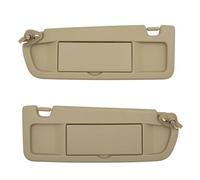 Parasol Izquierdo Y Derecho Con Espejo Para Civic 2006-2011, Repuesto Para Lado Del Conductor Y Pasajero, 83230-SNA-A01ZB Parasol Para Parabrisas(BEIGE,Left right set)