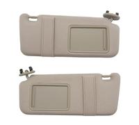 Parasol Izquierdo Y Derecho Con Espejo Para Toyota Para Camry 2007-2011, Lado Del Conductor Y Pasajero, 74320-06800-E0 Parasol Para Parabrisas(BEIGE,Left+Right)