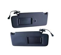 Parasol Izquierdo Y Derecho Con Espejo Para VW Para Golf 7 SportsVan Para Jetta MK7 Para T-Cross Para Passat B8 CC, Para E-Golf Para T-Roc 5GG857551 Parasol Para Parabrisas(NEGRO,Izquierda Derecha)