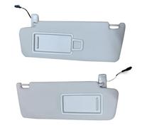 Parasol Izquierdo Y Derecho Con Espejo Para VW Para Golf 7 SportsVan Para Jetta MK7 Para T-Cross Para Passat B8 CC, Para E-Golf Para T-Roc 5GG857551 Parasol Para Parabrisas(Titanio,Izquierda Derecha)