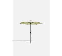 PARASOL JARDÍN D.2,7M BEIGE CON POSTE DE ALUMINIO D.38MM - IDEAL PARA EXTERIORES Y PATIOS