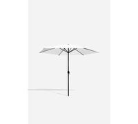 PARASOL JARDÍN D.3M BLANCO CON POSTE DE ALUMINIO D.38MM - IDEAL PARA EXTERIORES Y PATIOS