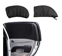 Parasol Lateral Coche 2/4pc Malla Parasol Protección Ventana Películas De Coche Accesorios Estilo Auto UV Cortina Lateral(2PCS-B)