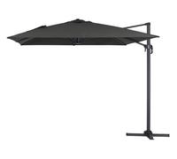 Parasol lateral de jardín en aluminio - sun 4- rectangular- 3 x 4 m - negro