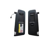 Parasol Lateral Visera Solar 5GG857551 5GG857552 Para VW Para Bora 2016-2026 Para VS7 Panel Visera Frontal Gris Negro Con Espejo Maquillaje(Black 1 Pair)