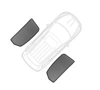 Parasol Magnético para Coche para BMW 5 Series E60 2003-2010 E 60, Instalación Fácil, Fuerte Adhesión Magnética, Bloquea UV y Reflejos, Aislamiento Doble Espesor,2PCS Rear Windows