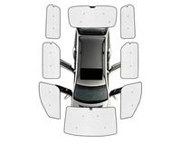 Parasol Magnético Para Hyundai Para Starex Para H1 Para TQ Para Huiyi Para IMax 2007-2021 Protección Visera Ventana Trasera(All Sunshades)
