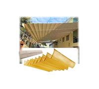 Parasol ondulado en forma de U,Toldo retráctil for sombrilla con forma de ola.Tamaños personalizables for protección solar en exteriores.((WxL)1x3m)