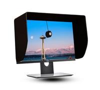 Parasol para capó de monitor, visera ajustable antirreflejos, ajuste universal para monitores de 21 a 32 pulgadas, cobertura desmontable en todos los lados para edición de video
