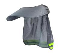 Parasol para casco - Cubierta de malla para el cuello, visera reflectante de seguridad, accesorio para casco, pantalla transpirable y refrescante, protección ligera para el sol | Accesorio para trabaj